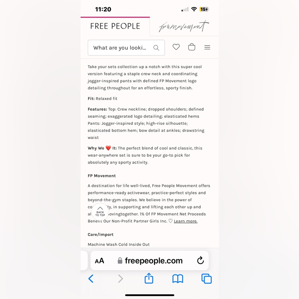 NWT FREE PEOPLE MOVEMENT All Star Logo Set | Midnight Navy Combo MSRP $198 - Picture 5 of 15